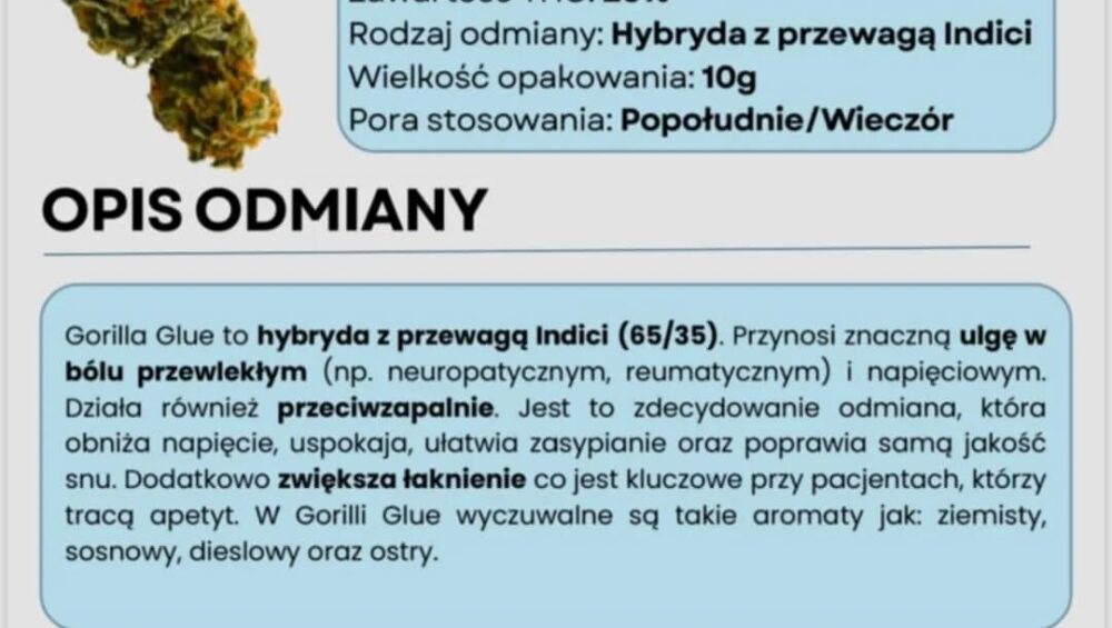 gorilla glue 23% thc