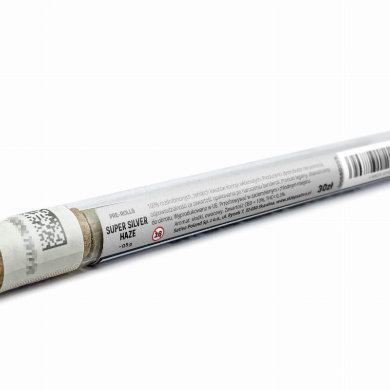 "SUPER SILVER HAZE" CBD Pre-Rolls